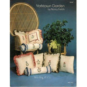 Yorktown Gardens Floral Counted Cross Stitch Pattern 1984